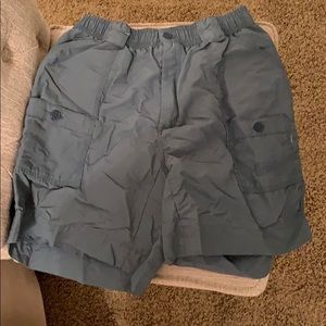 Size 34 Blue Aftco Shorts